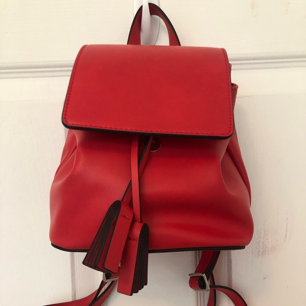 Adorable red mini backpack
